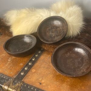 Lester Clarke brown Wooden Bowls -3